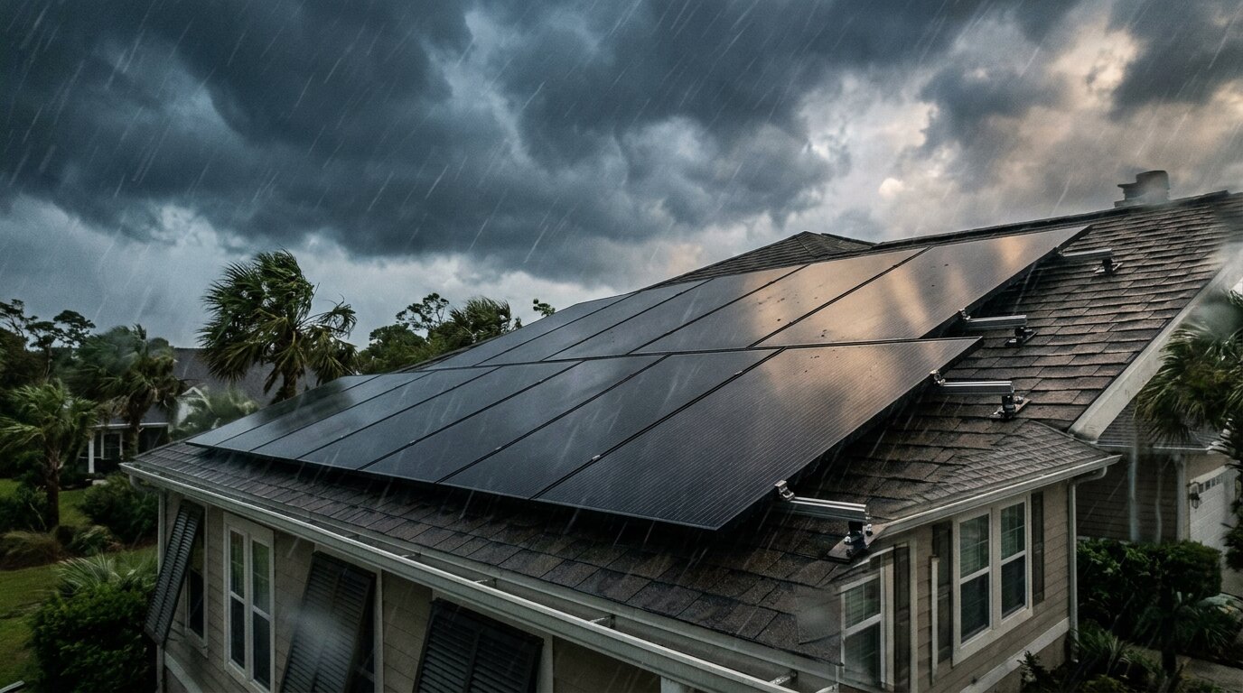 What Happens to Your Solar Panels During a South Carolina Hurricane